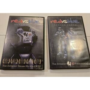 Halo Red Vs Blue Complete Seasons 2 & 3 DVD Bundle Lot